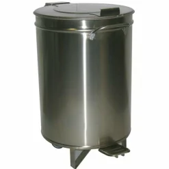 Abfalleimer, 75lt., ø46 cm mit Fußpedal