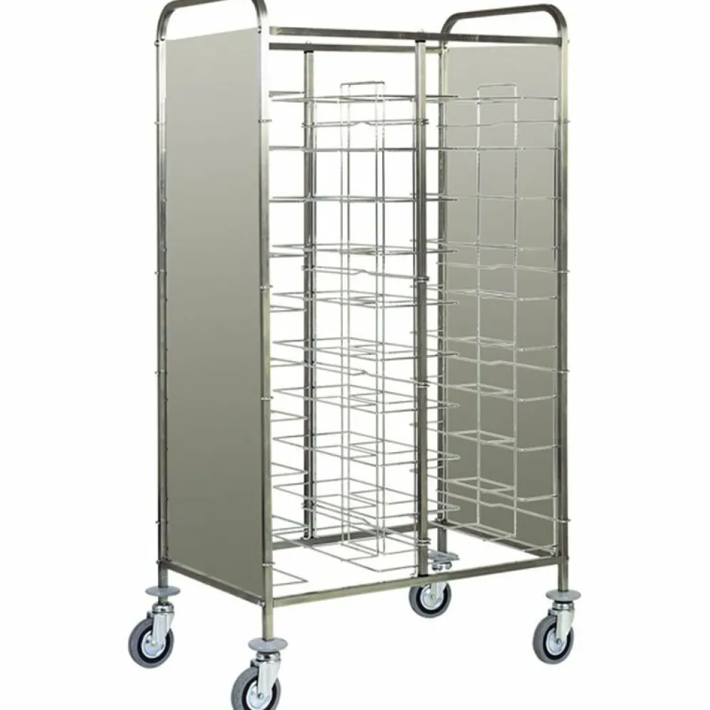 Abräumwagen 740 für 20 Tabletts GN 1/1 mit Seitenwänden