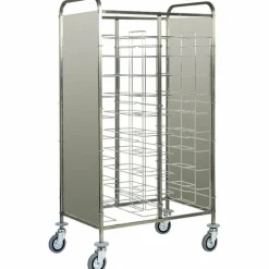 Abräumwagen 950 für 20 Tabletts oder GN Tabletts mit Seitenwand