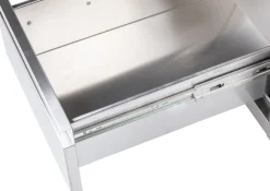 Arbeitsschrank mit Schiebetüren und Schubladenblock B 200cm x T 60cm