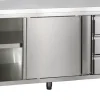 Arbeitsschrank mit Schiebetüren und Schubladen B 160cm x T 60cm