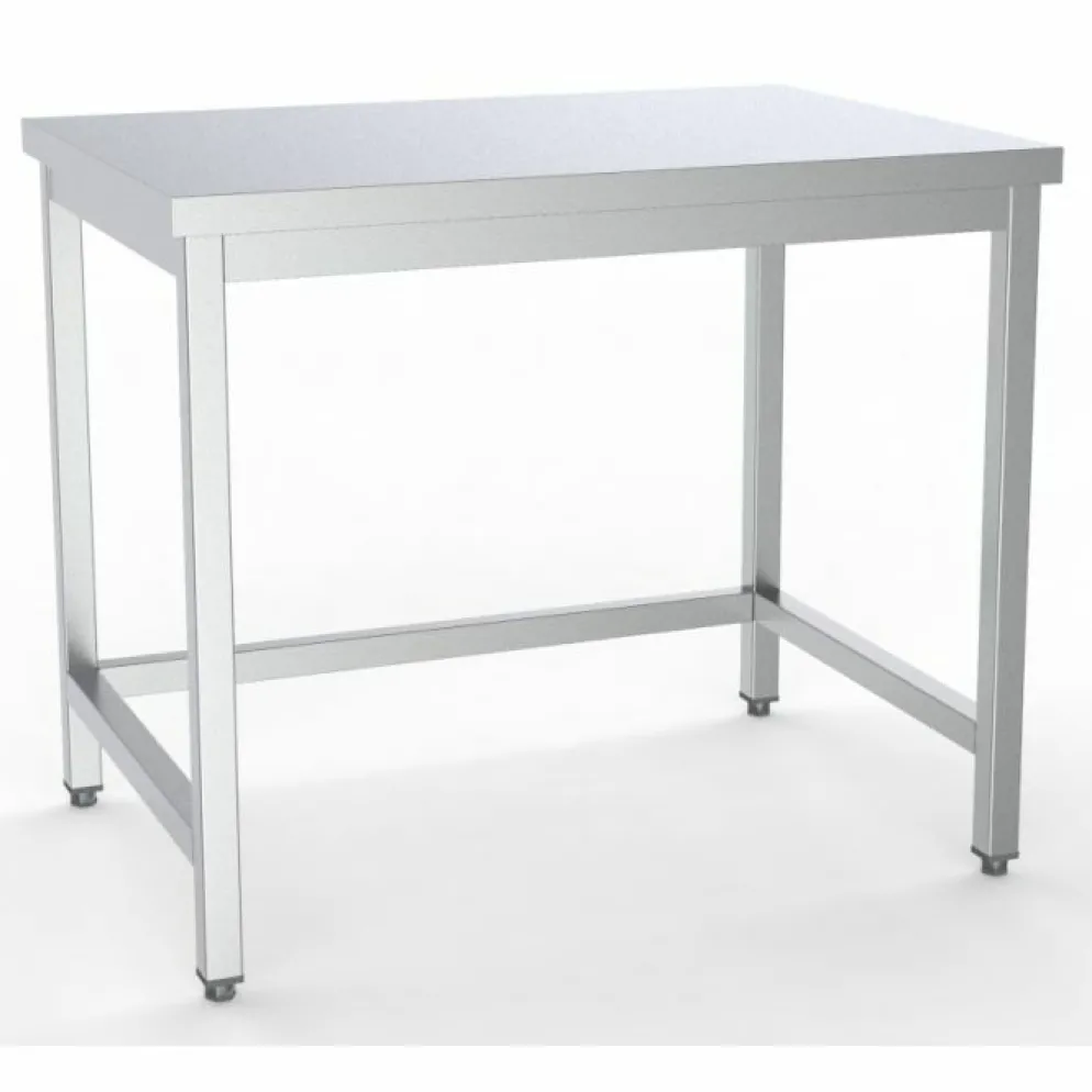 Arbeitstisch 2000 mm, offener Unterbau, 700 mm tief