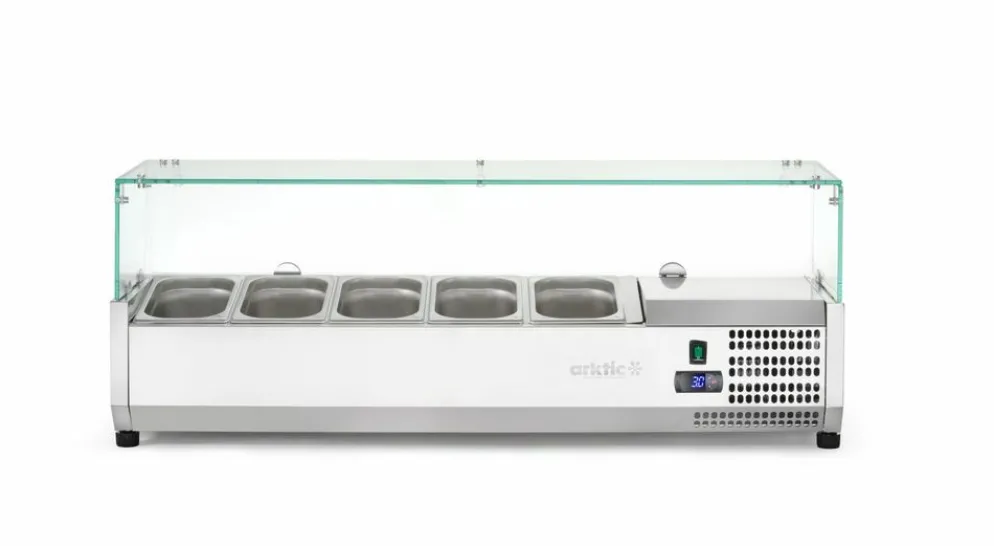 Arktic Aufsatz-Kühlvitrine für 5x GN 1/4