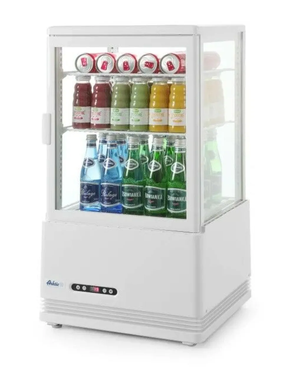 Arktic Aufsatz-Kühlvitrine 58 Liter weiss, Tischgerät