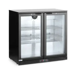 Arktic Barkühlschrank doppelte Glastür Rückseite 900 mm
