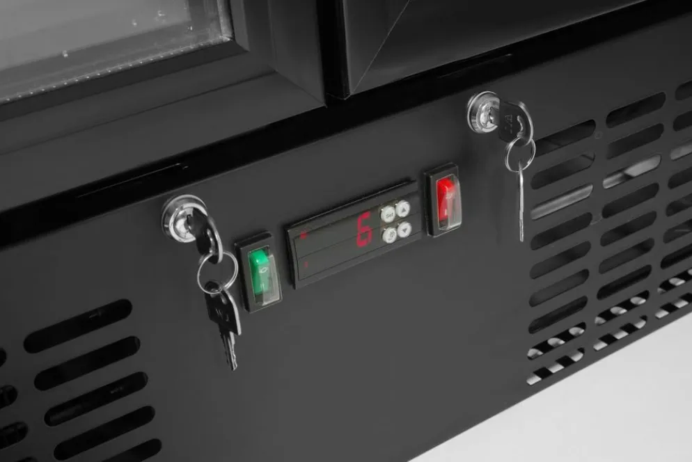 Arktic Barkühlschrank mit 2 Glastüren, 477 Liter