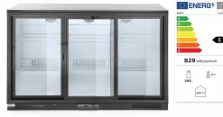 ARKTIC Bar Kühlschrank mit 3 Schiebetüren 303L