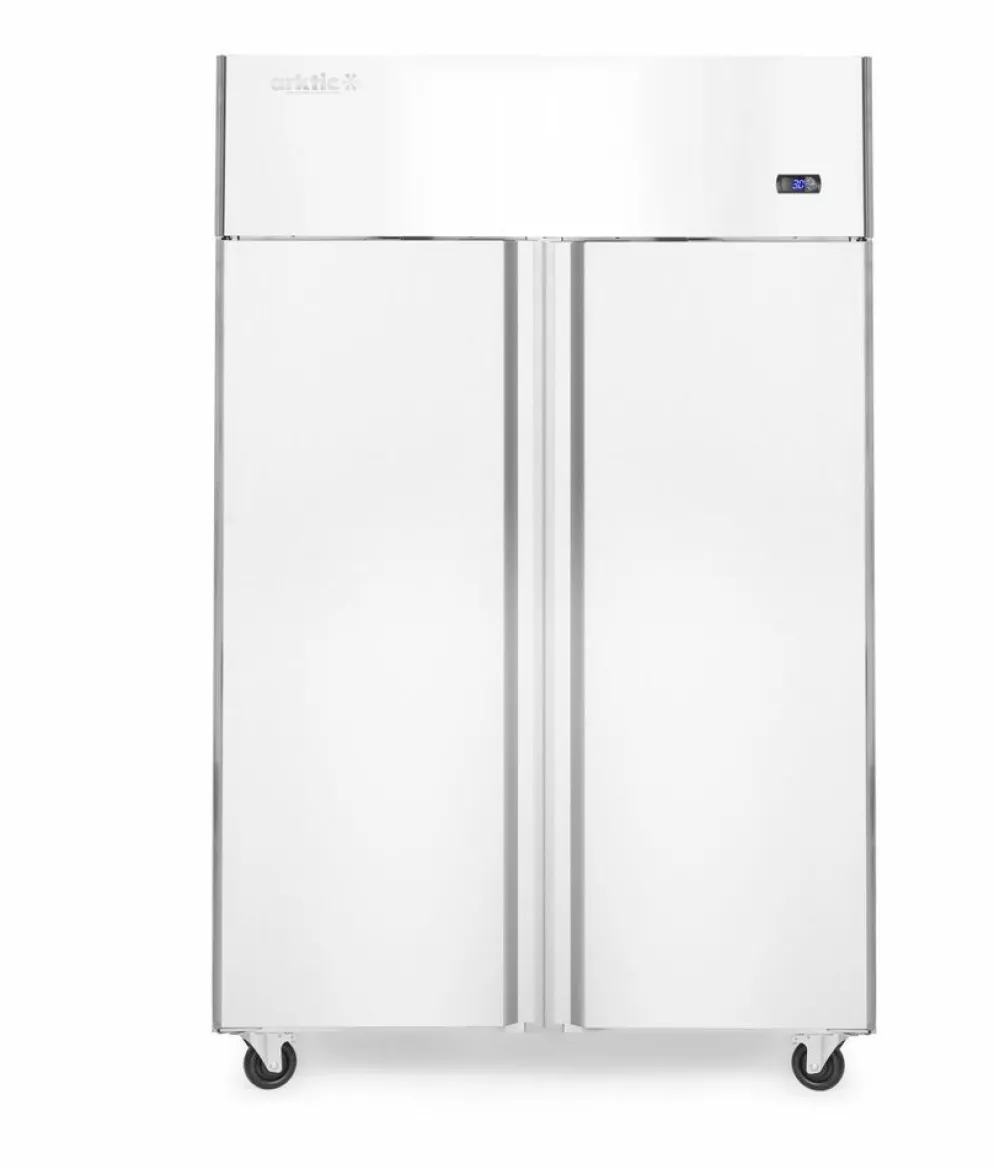 Arktic Edelstahl Kühlschrank Profi Line Serie 700 mit 2 Türen, 900 Liter