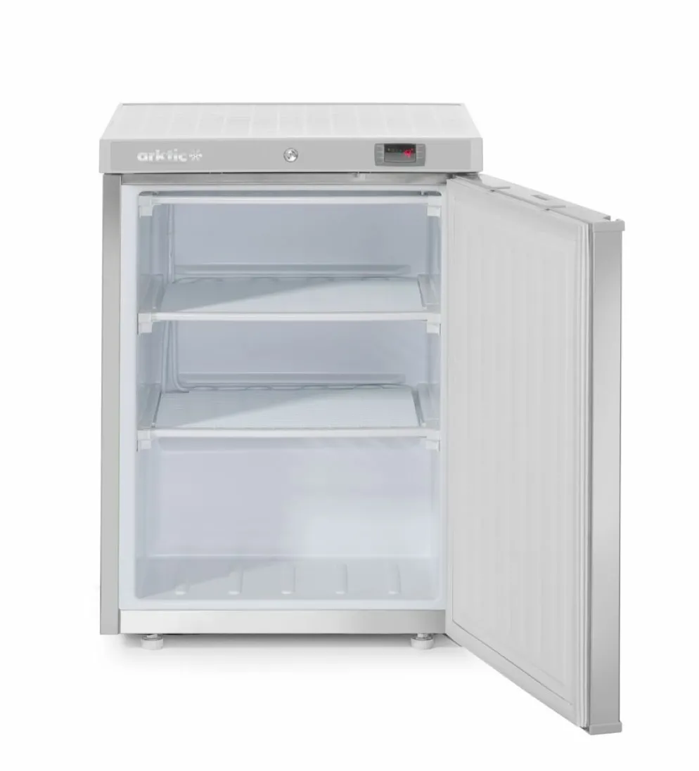 Arktic Gefrierschrank Budget Line, Edelstahl 100 Liter
