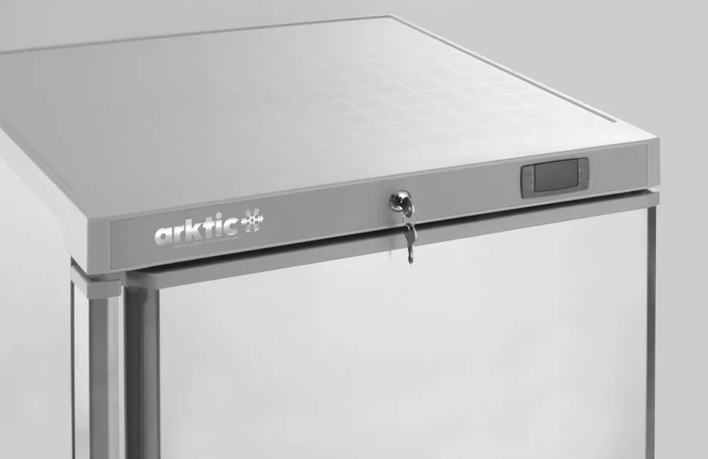 Arktic Gefrierschrank Budget Line, Edelstahl 100 Liter