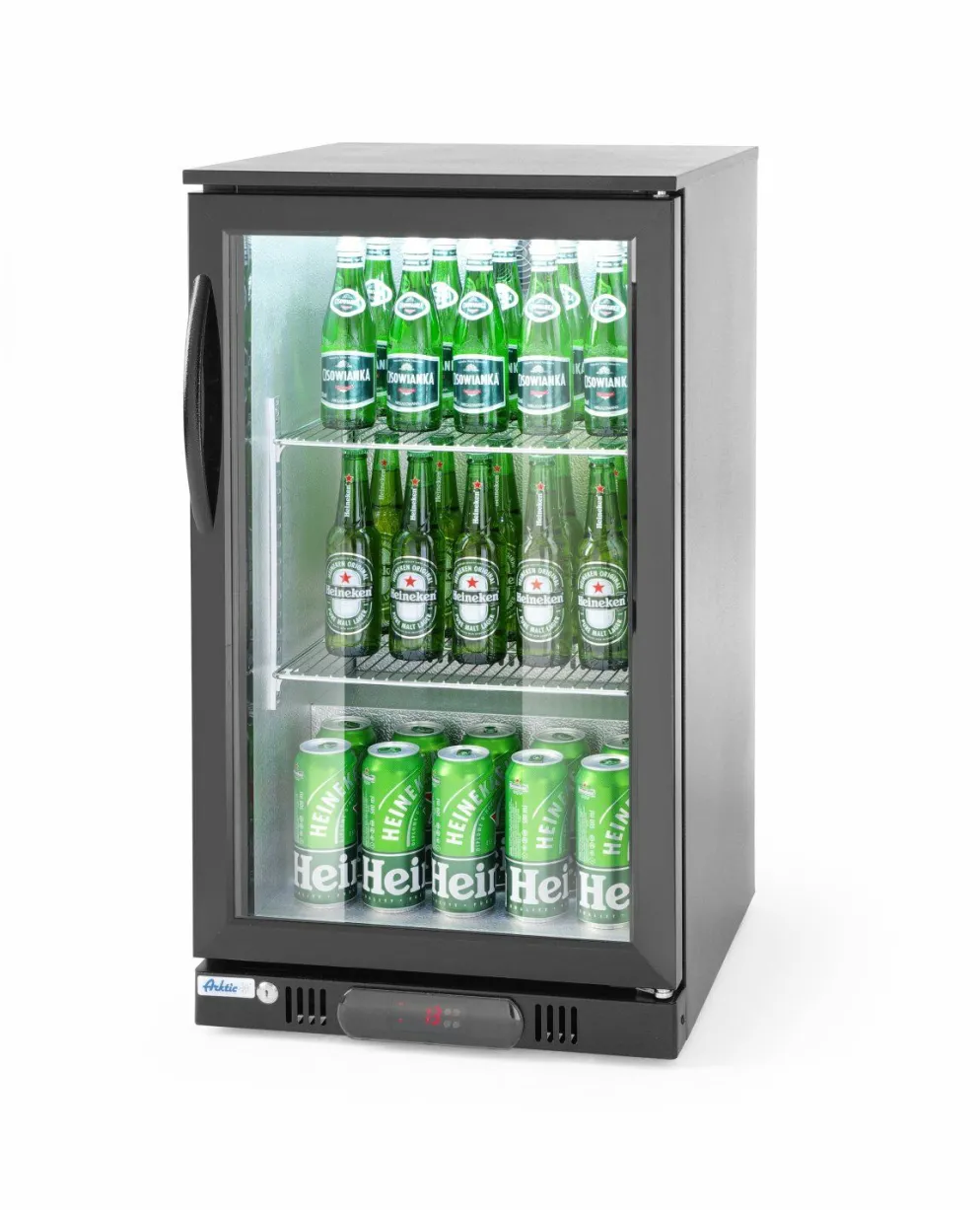 ARKTIC Glastür-Barkühlschrank 1-türig 93L
