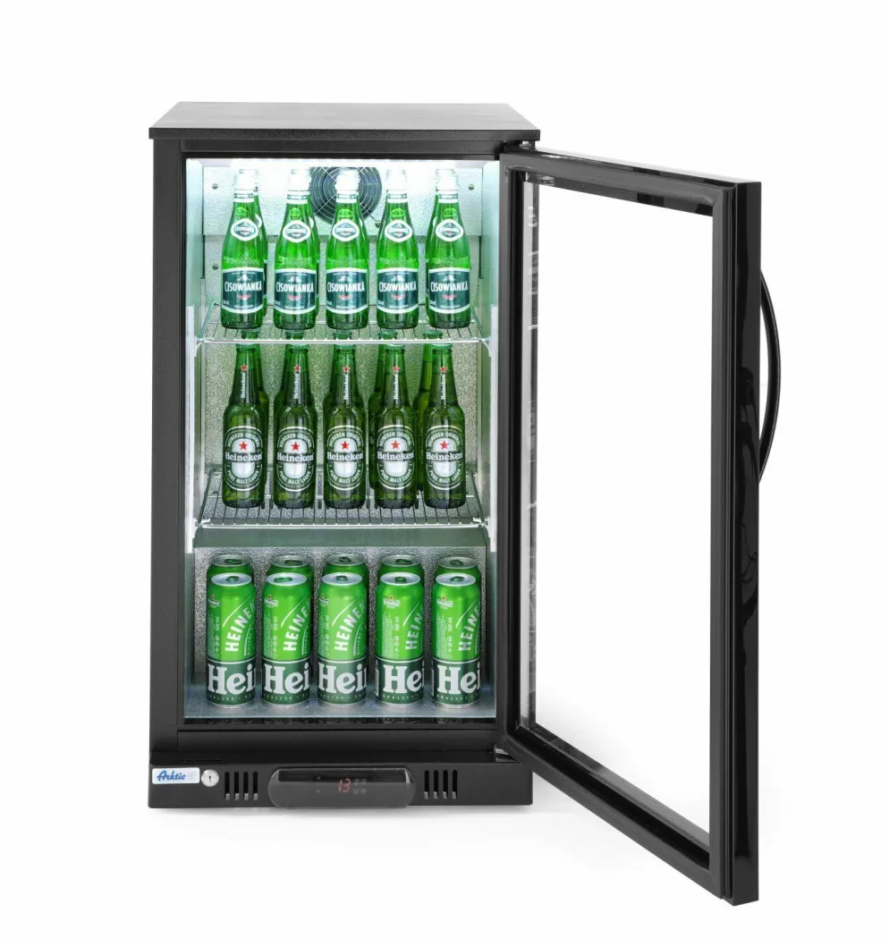 ARKTIC Glastür-Barkühlschrank 1-türig 93L