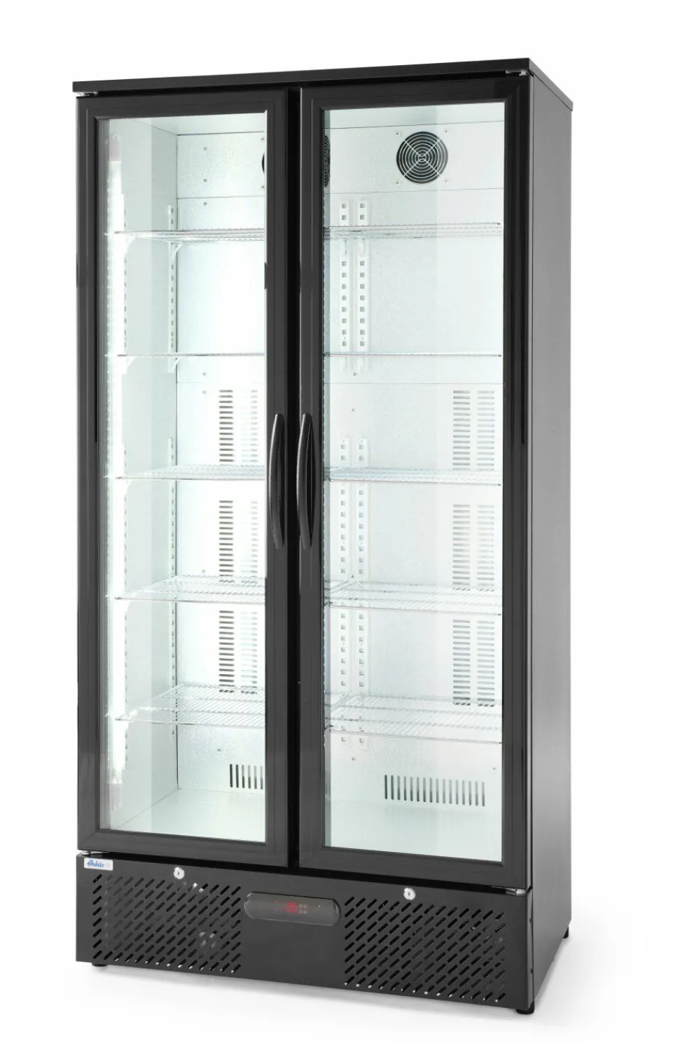 ARKTIC Glastürkühlschrank 2-türig 900mm Breit