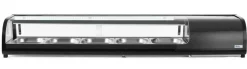 Arktic Sushi-Kühlvitrine für 5x GN 1/2 Edelstahl 1800 mm, Tischgerät