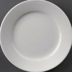 Athena Hotelware Teller mit breitem Rand 22,8cm (12 Stück)