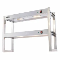 Aufsatzbord halogenbeheizt, 2-stufig, 900 mm