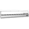 Aufsatzvitrine Pro Line 10×1/3 GN, Edelstahl