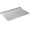 Backblech, Perforierung 3 mm, 60 x 40 x 2 cm, Aluminium