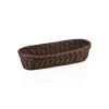 Baguettekorb WEAVER PRO Systemkörbe, 40 x 16 x 8 cm, oval, braun, Polypropylen