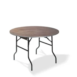 Bankettisch/Klapptisch holz rund Ø 122 cm