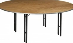 Banketttisch Eco rund Ø 122 cm – klappbar, Multiplexplatte