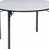Banketttisch Molton rund Ø 122 cm klappbar – Multiplexplatte