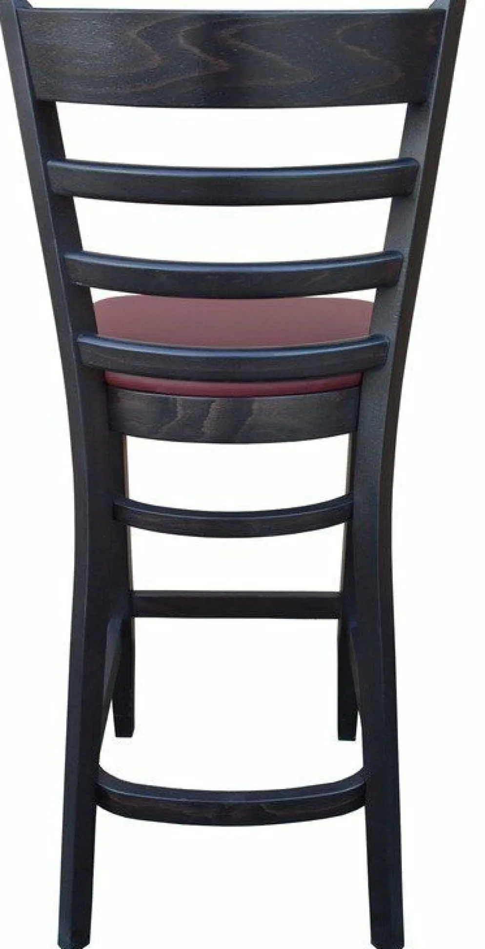 Barhocker David 200H Sitz bordeaux, Beizton Wenge
