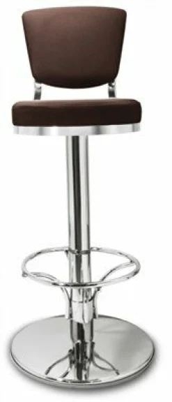 Barhocker Lindo mit Rückenlehne, Farbe braun