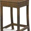 Barhocker Outdoor DANTE 100BR mit Rückenlehne, burned