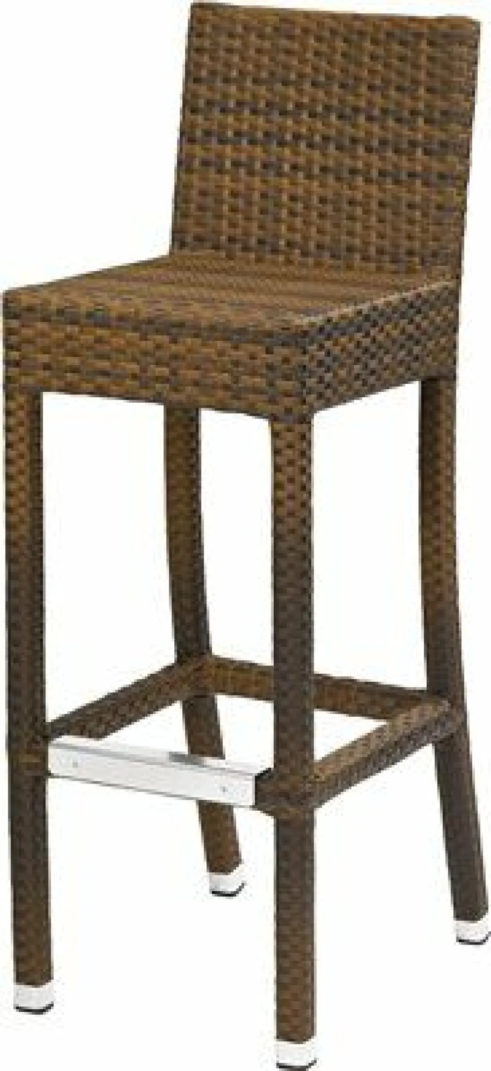 Barhocker Outdoor DANTE 100BR mit Rückenlehne, burned