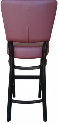 Barhocker Randy Sitz bordeaux, Beizton in Wenge