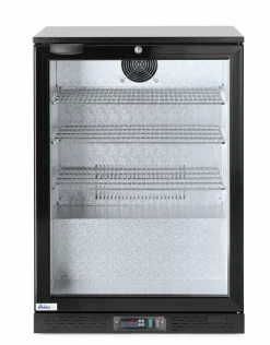 Bar-Kühlschrank eintürig, 105 L, Schwarz, Breite 600x530 mm