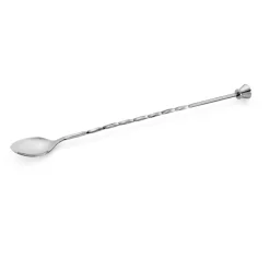 Barlöffel, 28,5 cm, Twisted, Chromnickelstahl