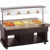 Bartscher Buffetwagen Kids warm W4110-150U, 4 x 1/1 GN, Wenge