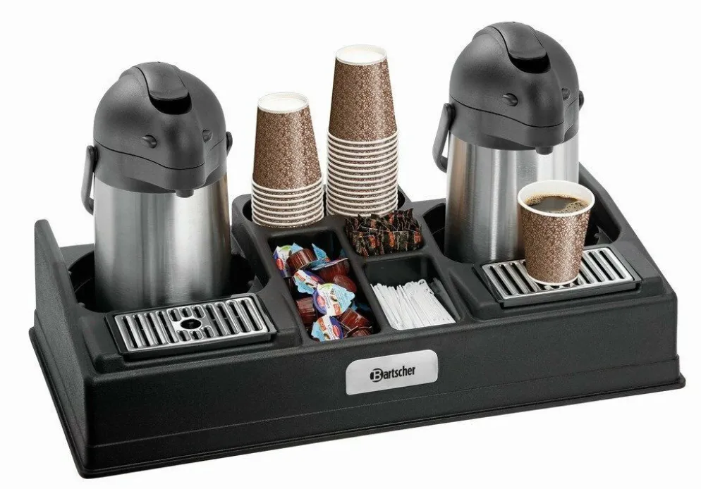 Bartscher Doppelte Kaffeestation geeignet für 2 Isolierpumpkannen
