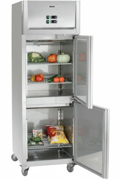 BARTSCHER Edelstahl Kühl-/Tiefkühlschrank 484 Liter, 2/1 GN, Breite 645mm