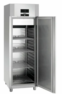 BARTSCHER Edelstahl Tiefkühlschrank 700 Liter, 1 Tür GN 2/1, Breite 705mm
