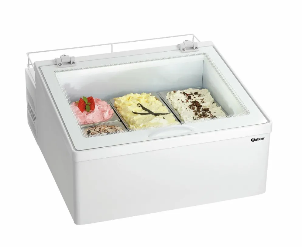 BARTSCHER Eisvitrine 3x5-Liter F, 650x725x360mm