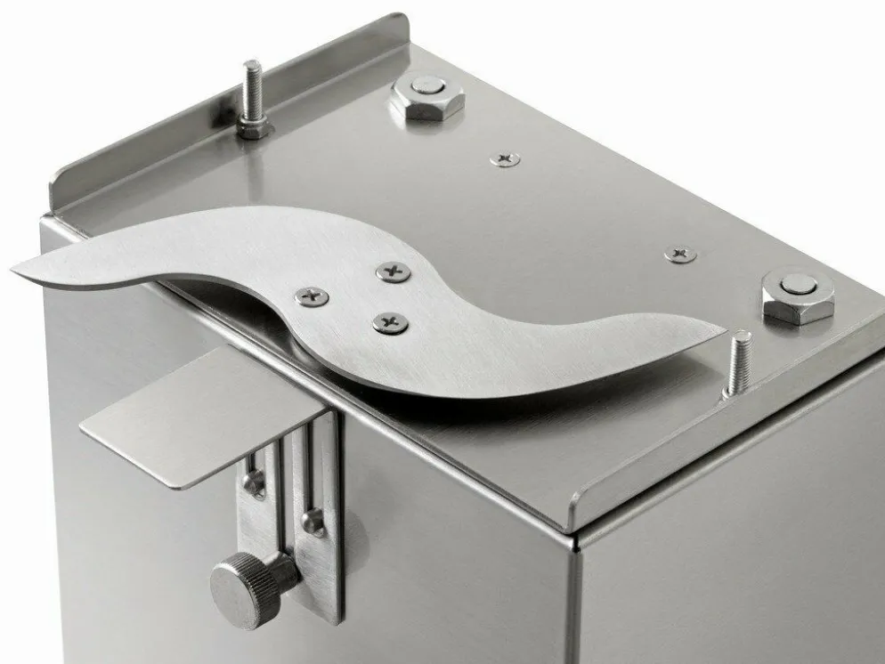 Bartscher Elektro Currywurst Schneider mit Doppel Sichelmesser