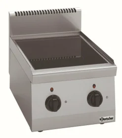 Bartscher Elektroherd 600, 2 Glaskeramikfelder, 4,3 kW, Tischgerät