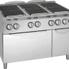Bartscher Elektroherd 900 6 Platten EBO 30,2kW, mit Elektrobackofen