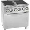 Bartscher Elektroherd 900 4 Platten EBO 22,2kW, mit Elektrobackofen