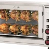 Bartscher Elektro Hähnchengrill P8N, 2 Spieße für 8 Hähnchen
