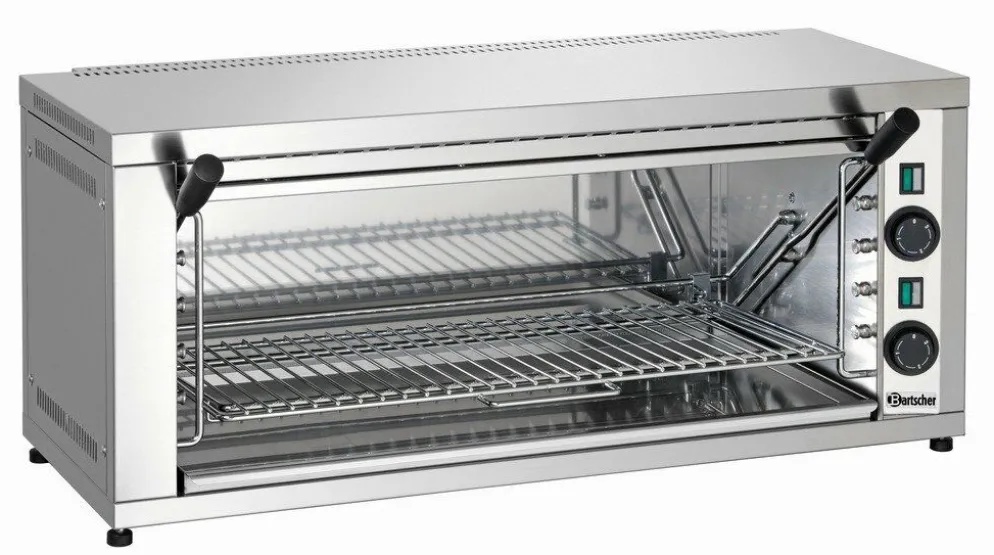 Bartscher Elektro-Salamander S70 höhenverstellbarer Rost, 2 Heizzonen