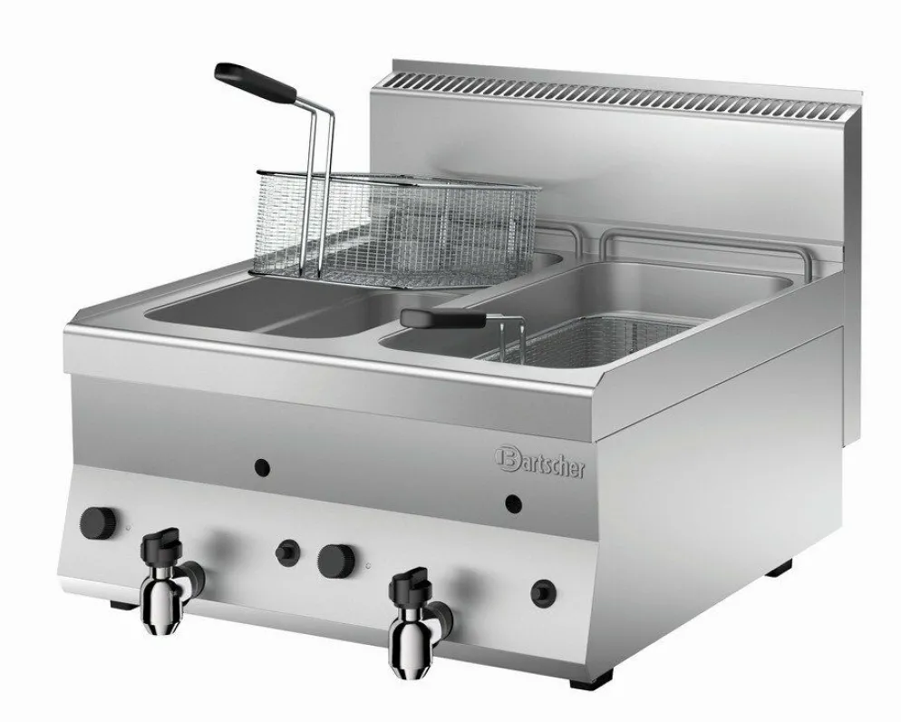 Bartscher Gas Fritteuse 650, 2x8L, TG, 8 Liter