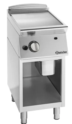 Bartscher Gas-Griddleplatte 900 G400 G, glatte Bratplatte 9kW