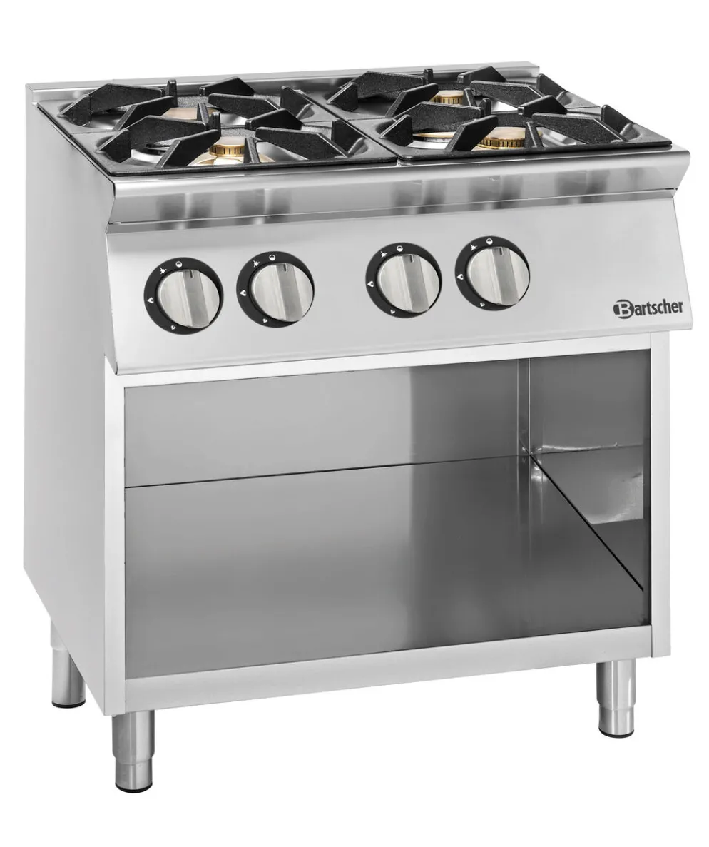 Bartscher Gasherd 900 4 Flammen OU 32kW