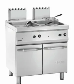 Bartscher Gas-Standfritteuse, 2x 23 Liter, 30kW, 800x700x850mm