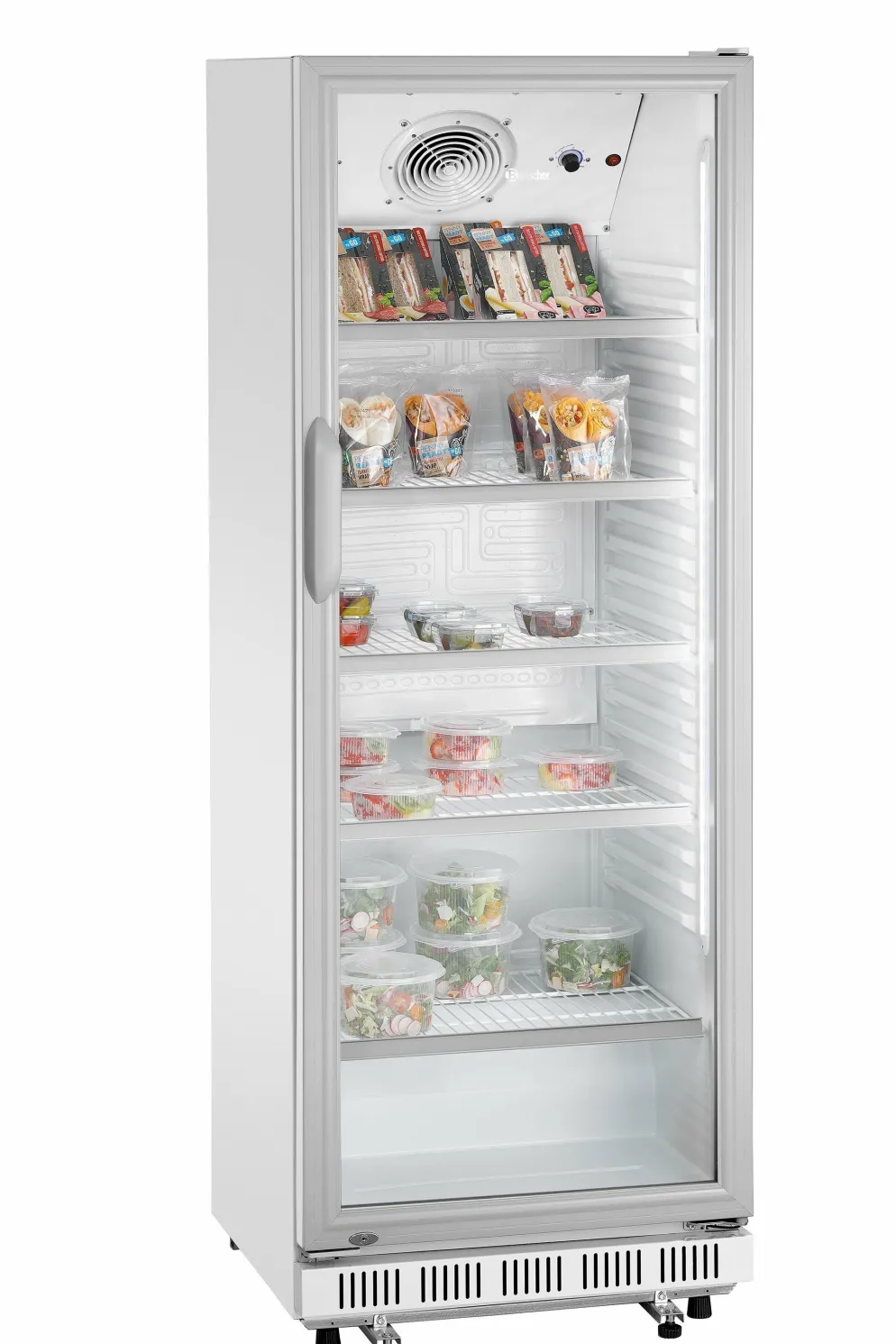 Bartscher Glastürenkühlschrank 360L