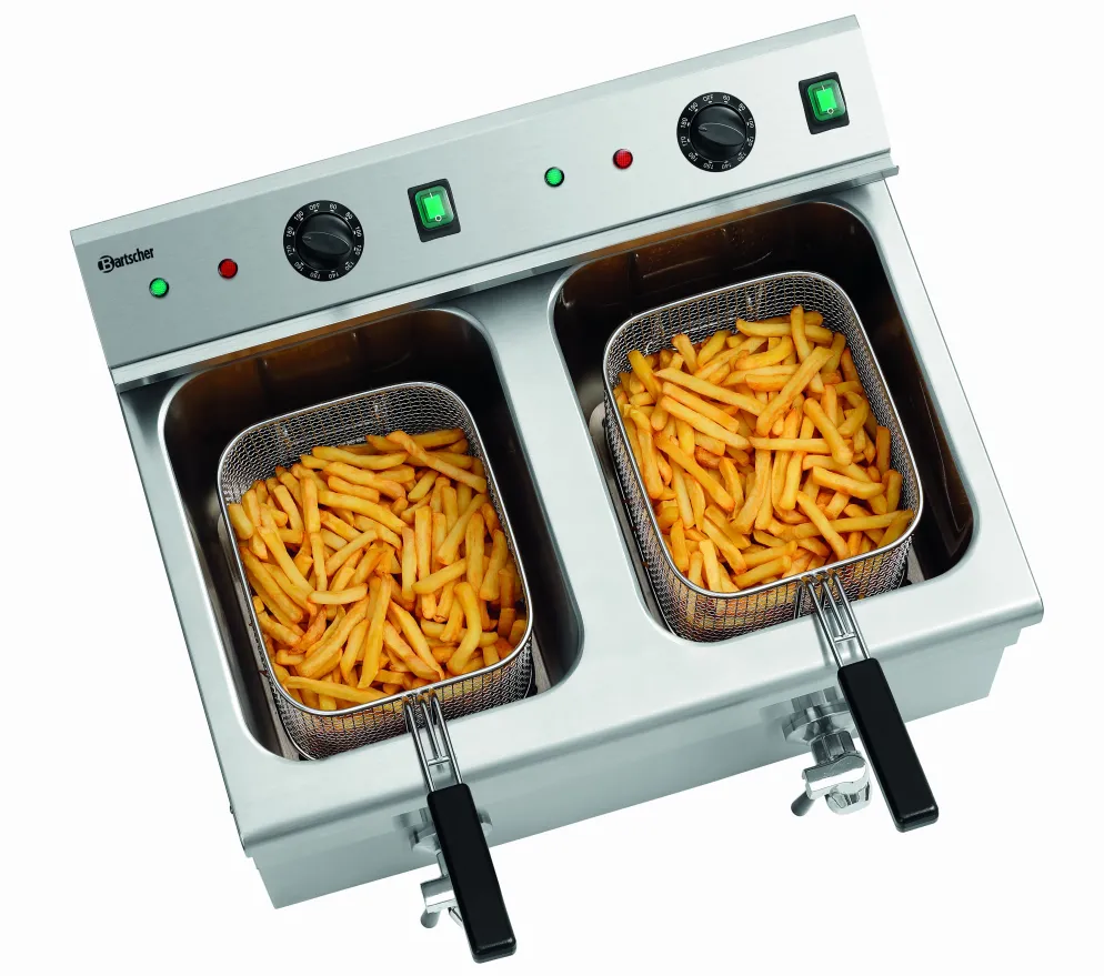 Bartscher Induktions-Fritteuse 2x8L Plus, 7 kW 230V
